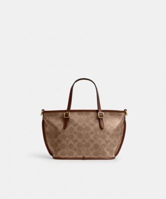タクシー トート バッグ 21・シグネチャー キャンバス | COACH